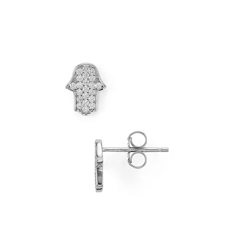 Hamsa Stud Earrings