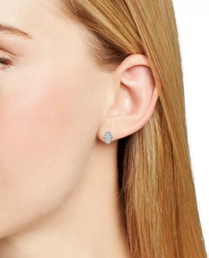 Hamsa Stud Earrings