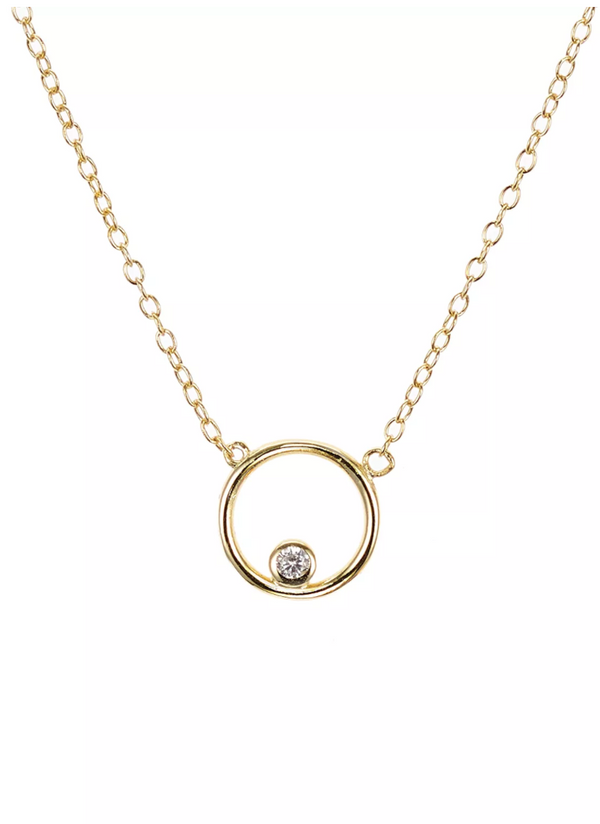 Circle Pendant Necklace