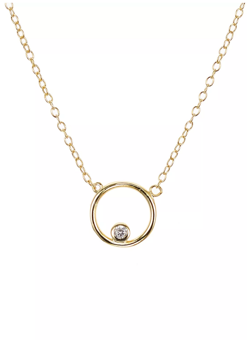 Circle Pendant Necklace