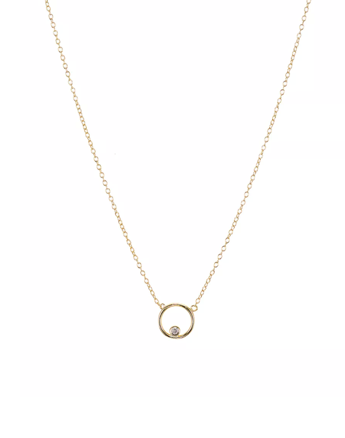 Circle Pendant Necklace