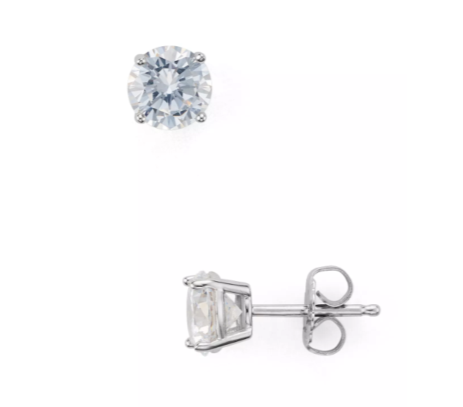 6mm Classic Solitaire Stud Earrings