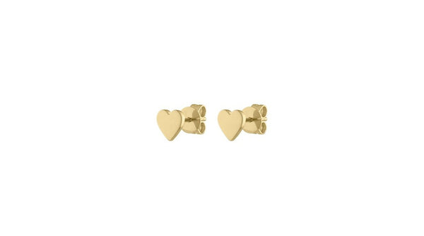 Tiny Heart Stud Earrings