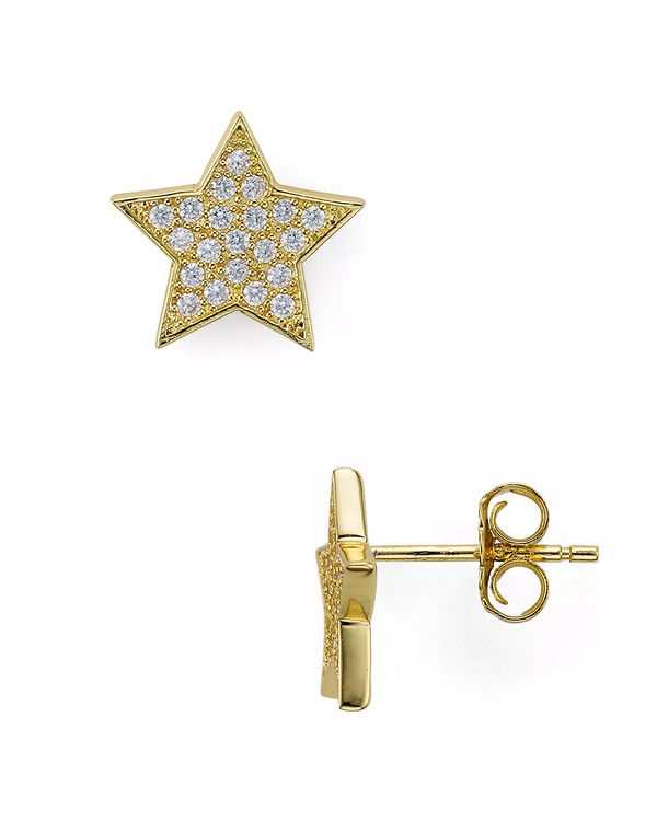 Pavé Star Stud Earrings