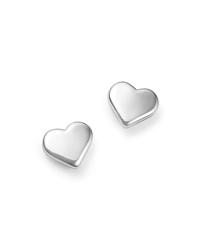 Tiny Heart Stud Earrings