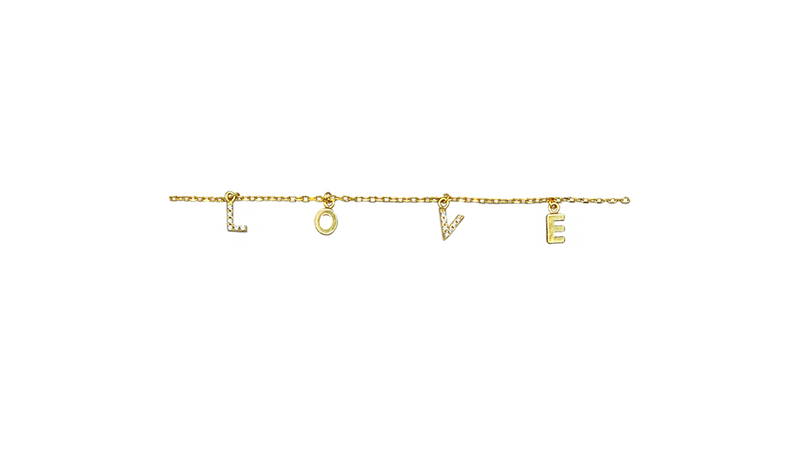 Dangling Love Letters Bracelet