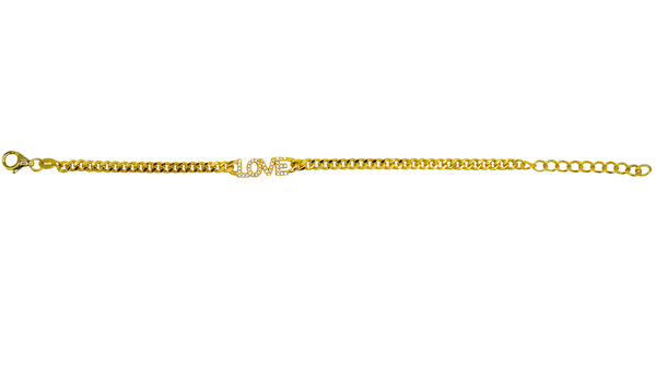 Pavé "Love" Bracelet