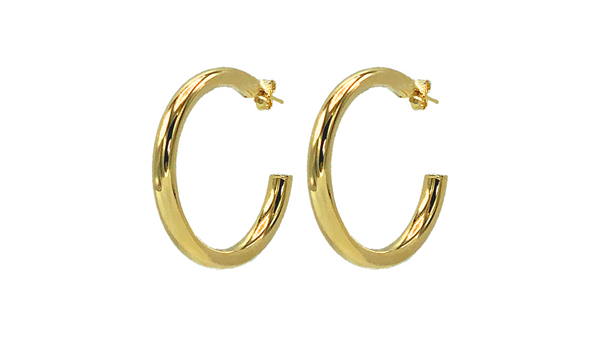 Medium Tube Hoop Earrings