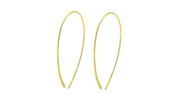 Threader Hoop Earrings