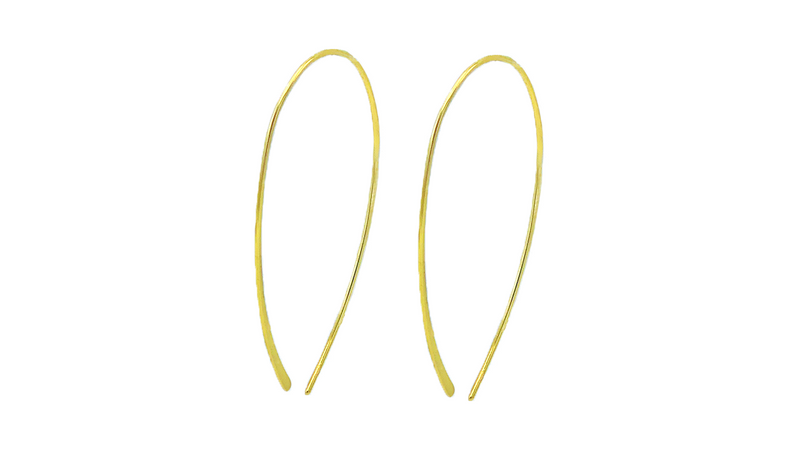 Threader Hoop Earrings