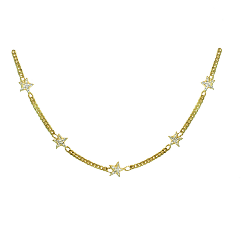 Pavé Stars Choker